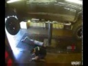 Creepy Carnage Video: Dodge Falls Off Lift, Nearly Squashes Guy